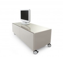 Air Wheel - double cupboard - bright off white